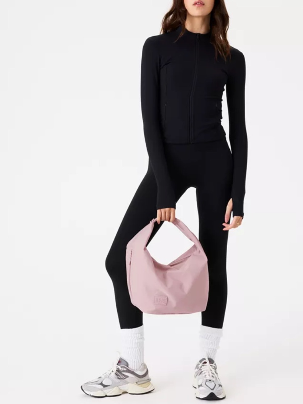 NWT BÉIS Atlas Pink Crescent Catch All Bag